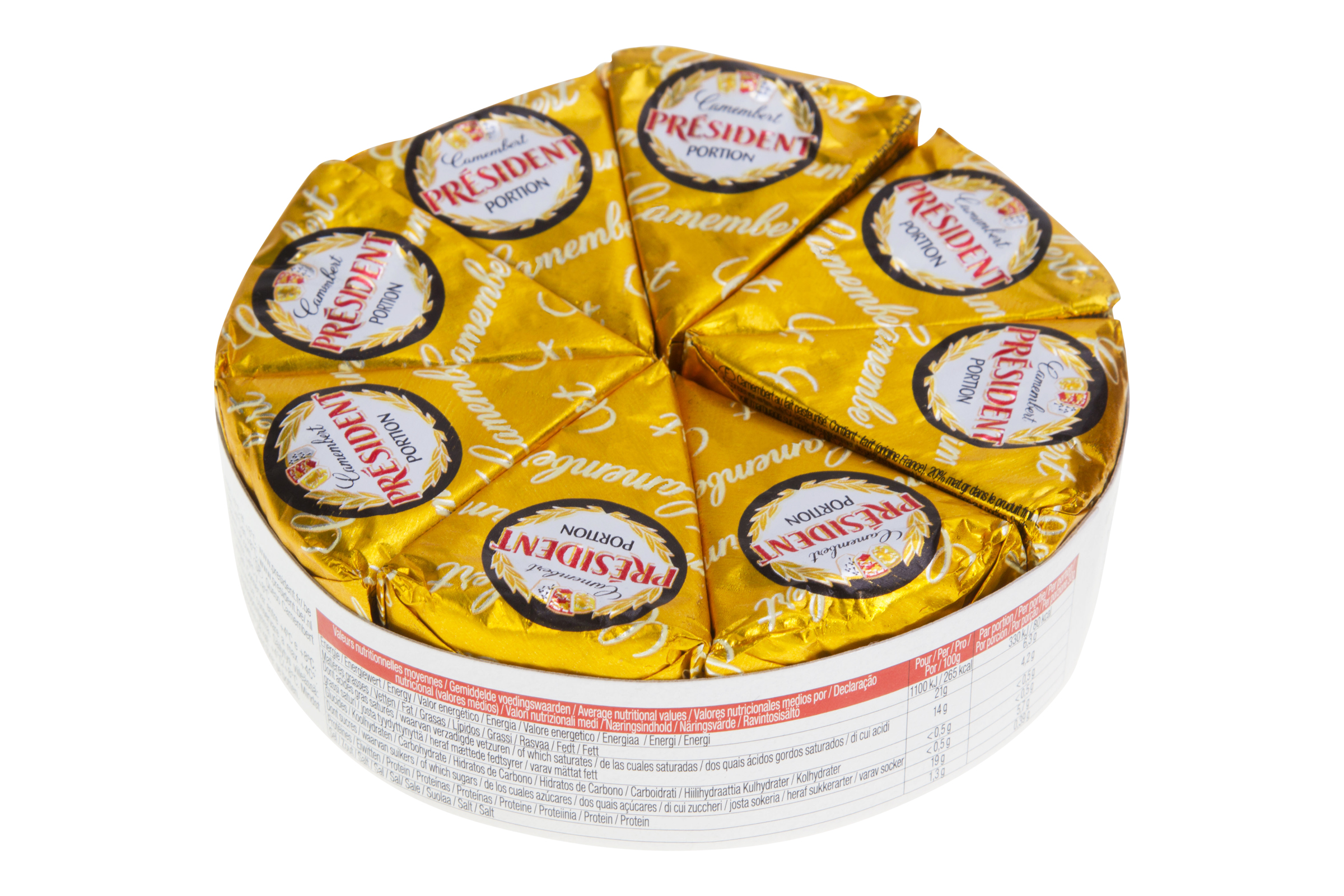 10347 Camembert president mini 45+ 8x31gr