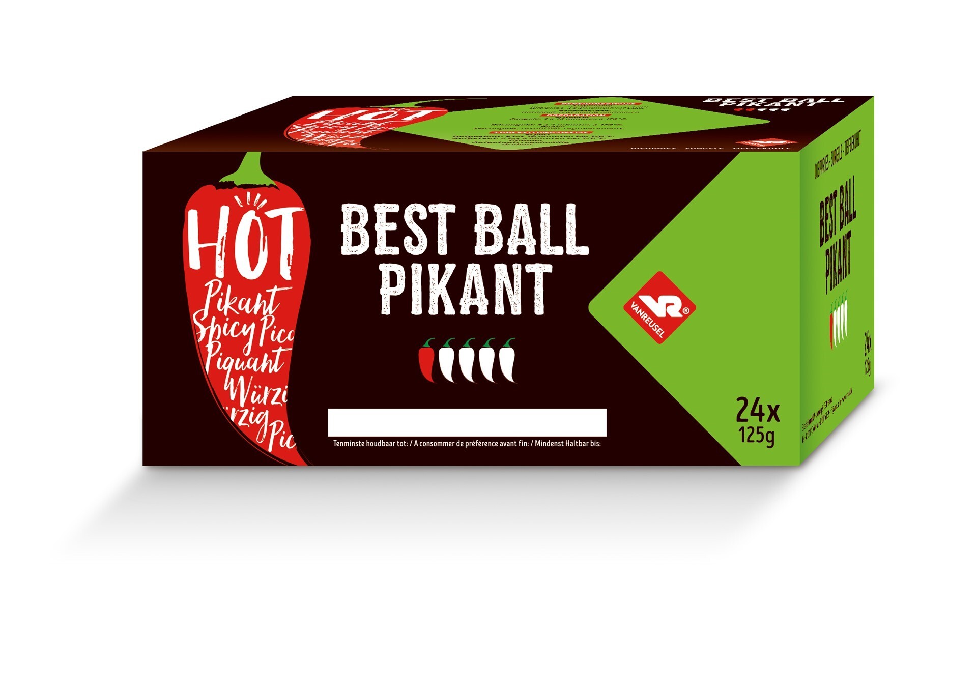 23741 Gehaktballen Best Ball pikant 24x125 gr