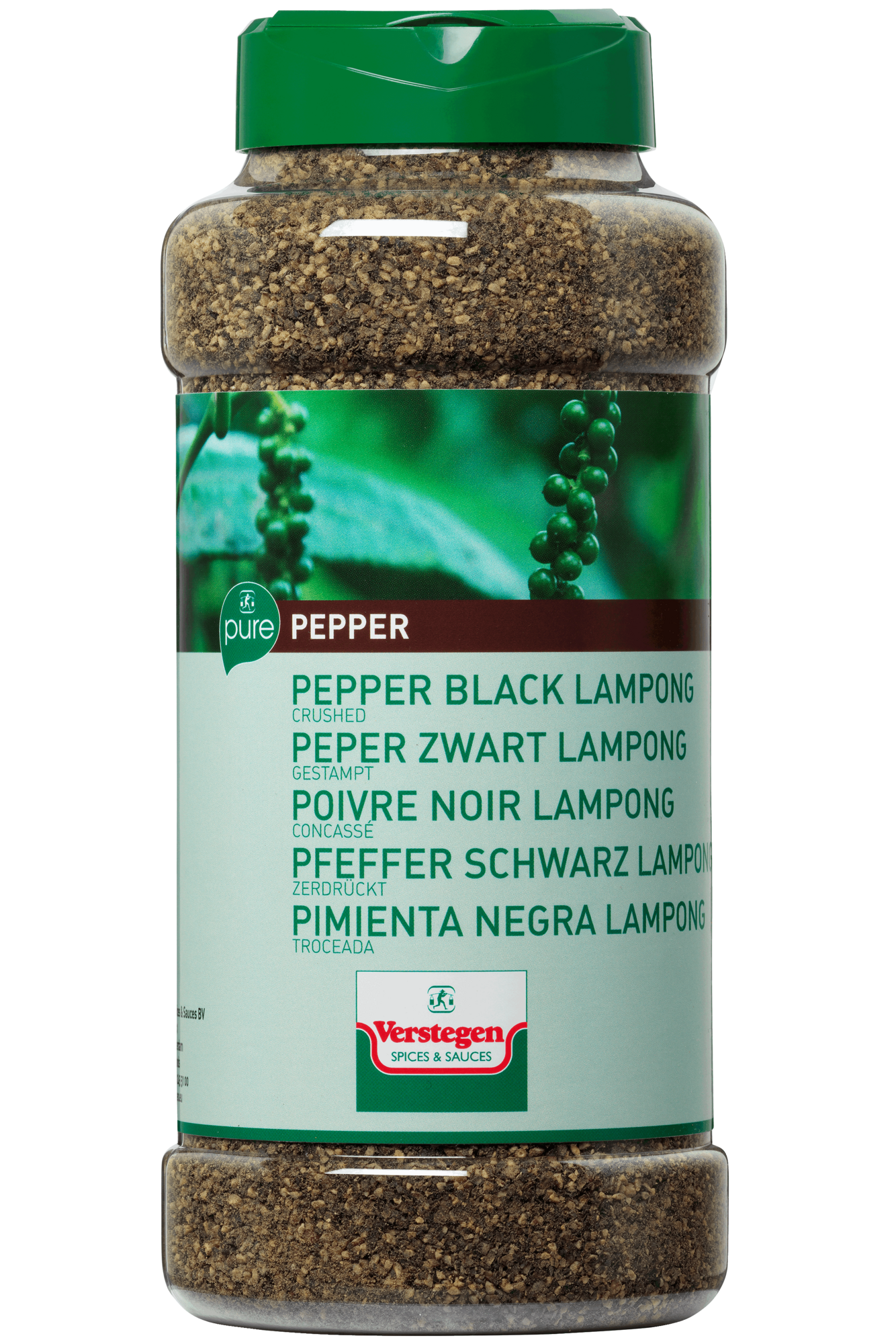 2547 Zwarte gestampt peper strooibus 575gr