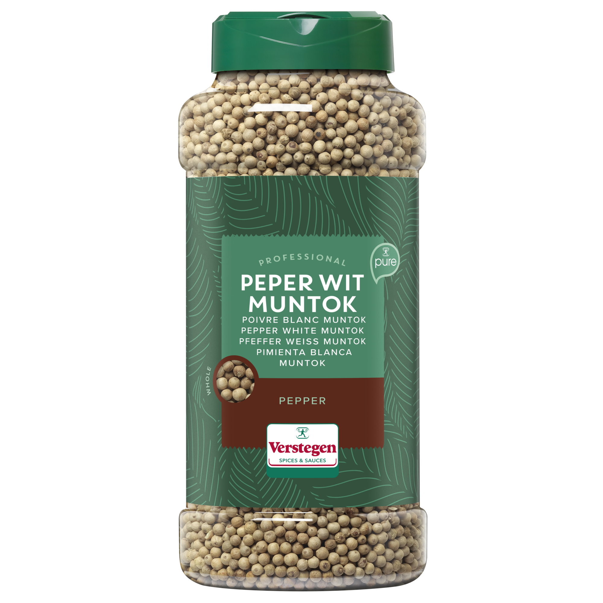 2548 Witte hele peper strooibus 660gr