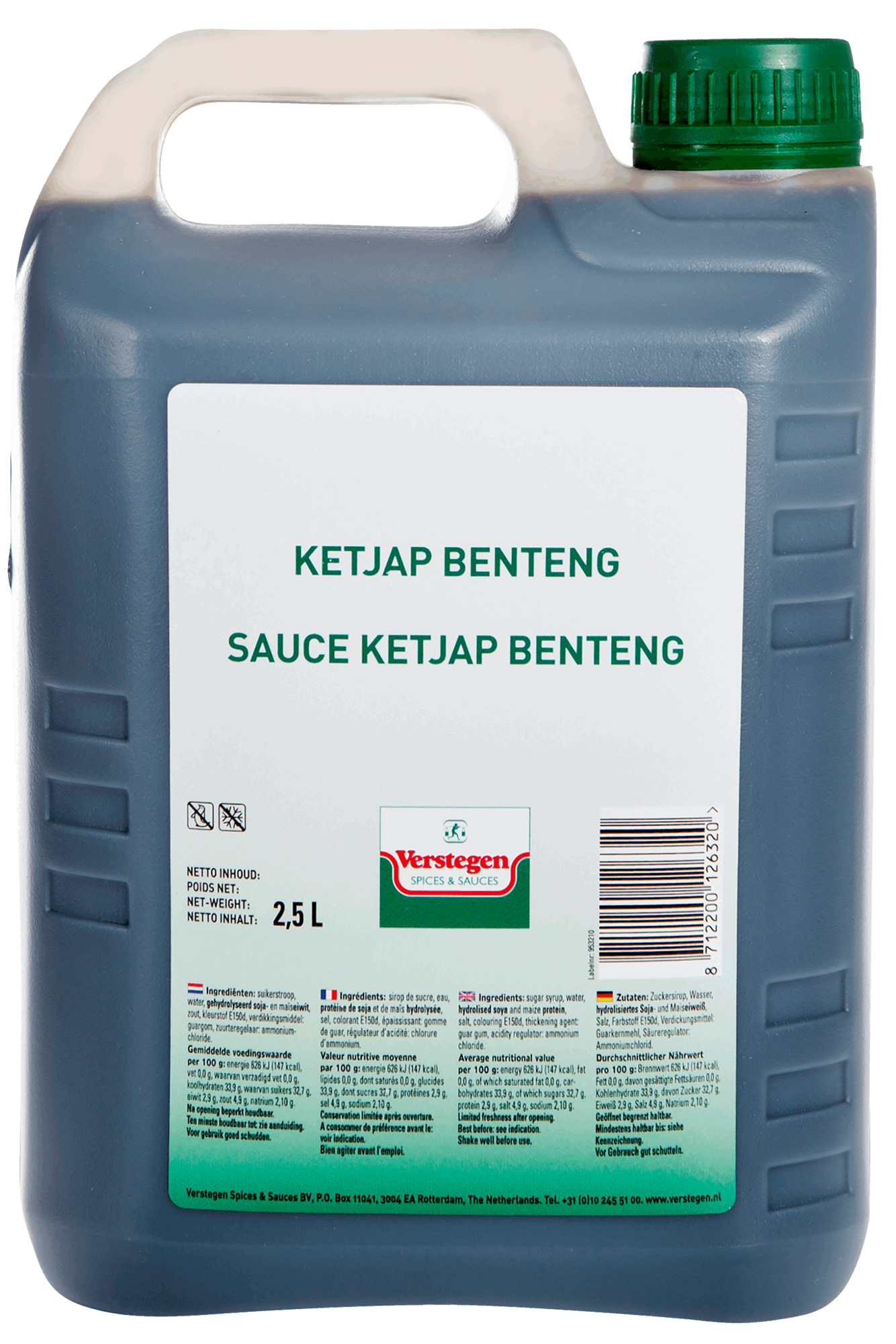 2654 Ketjap benteng 2,5ltr