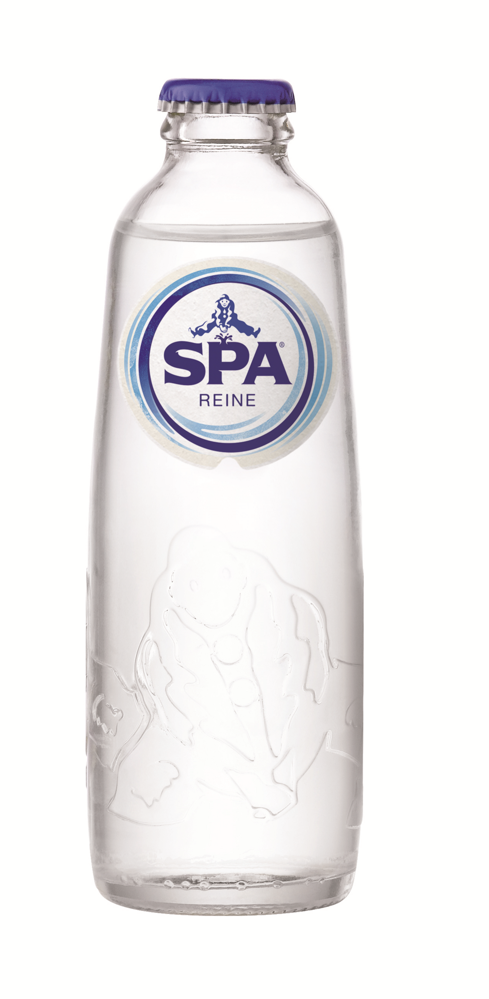 37776 Spa reine blauw flesjes 28x25 cl