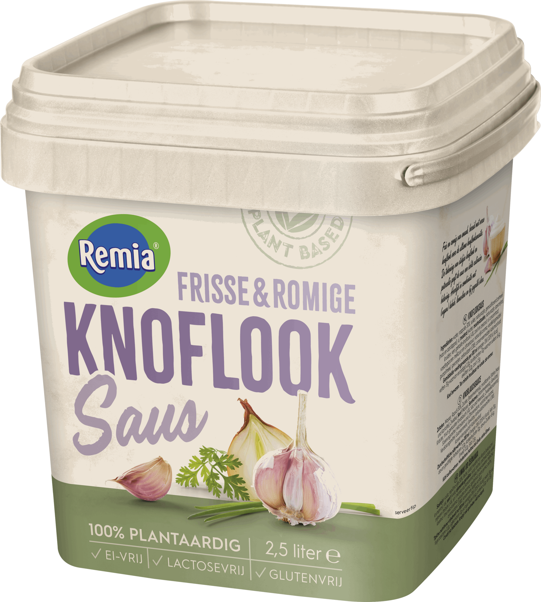 46462 Knoflooksaus emmer vierkant 1x2,50 ltr