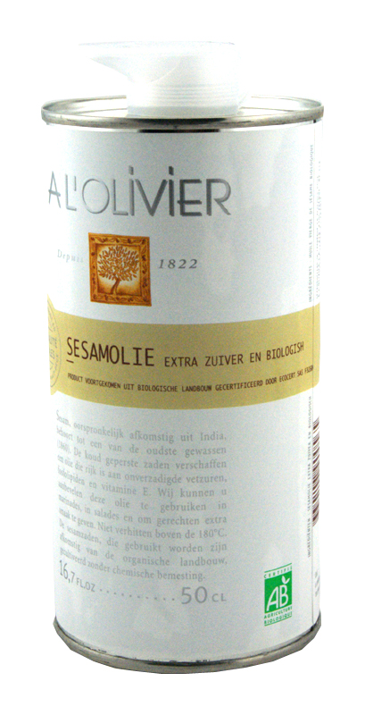 48871 Sesamolie zuiver biologisch 1x500 ml