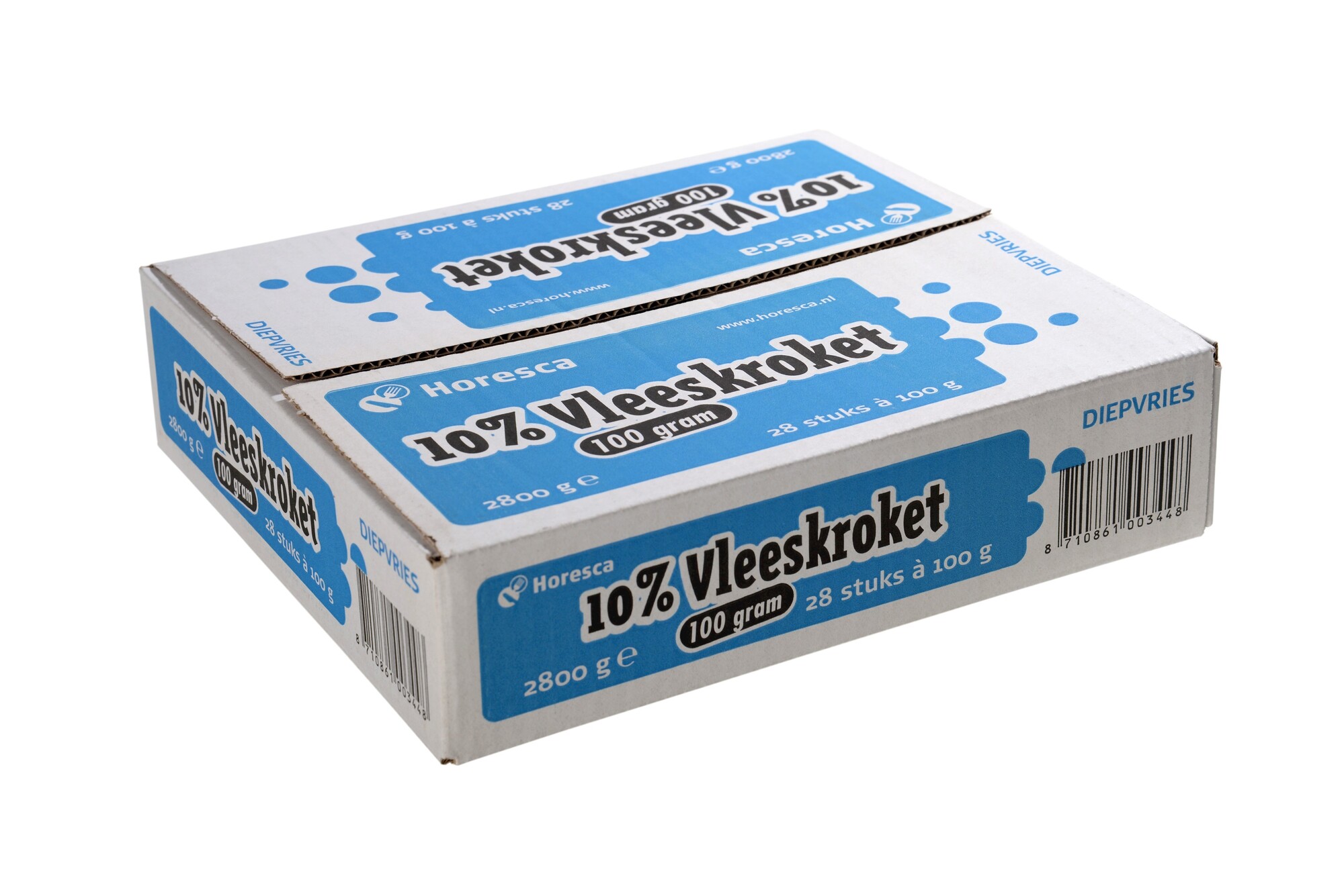 5128 Vleeskroketten 10% GS 28x100 gram