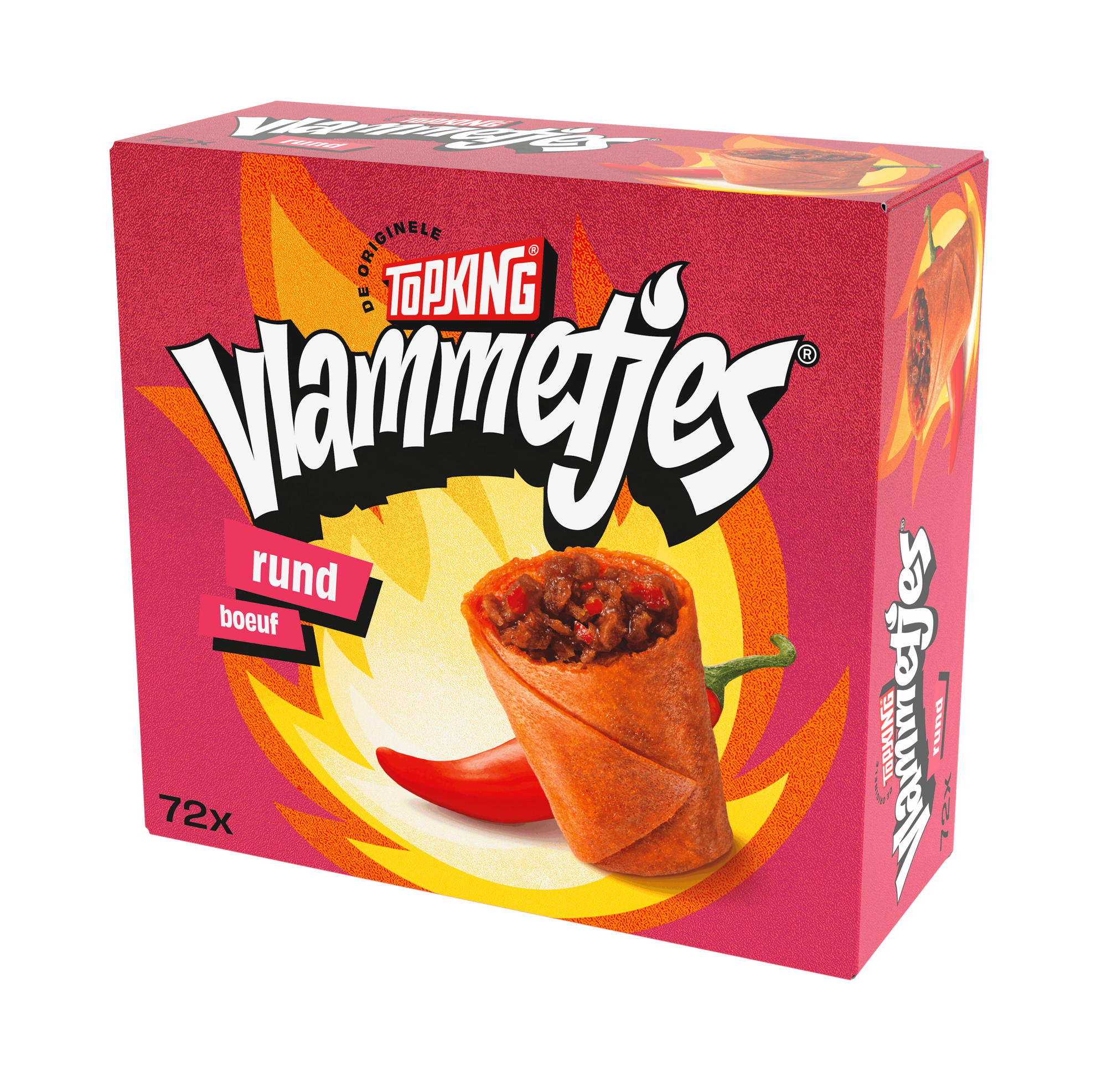 5227 Vlammetjes rundvlees 72x18gr