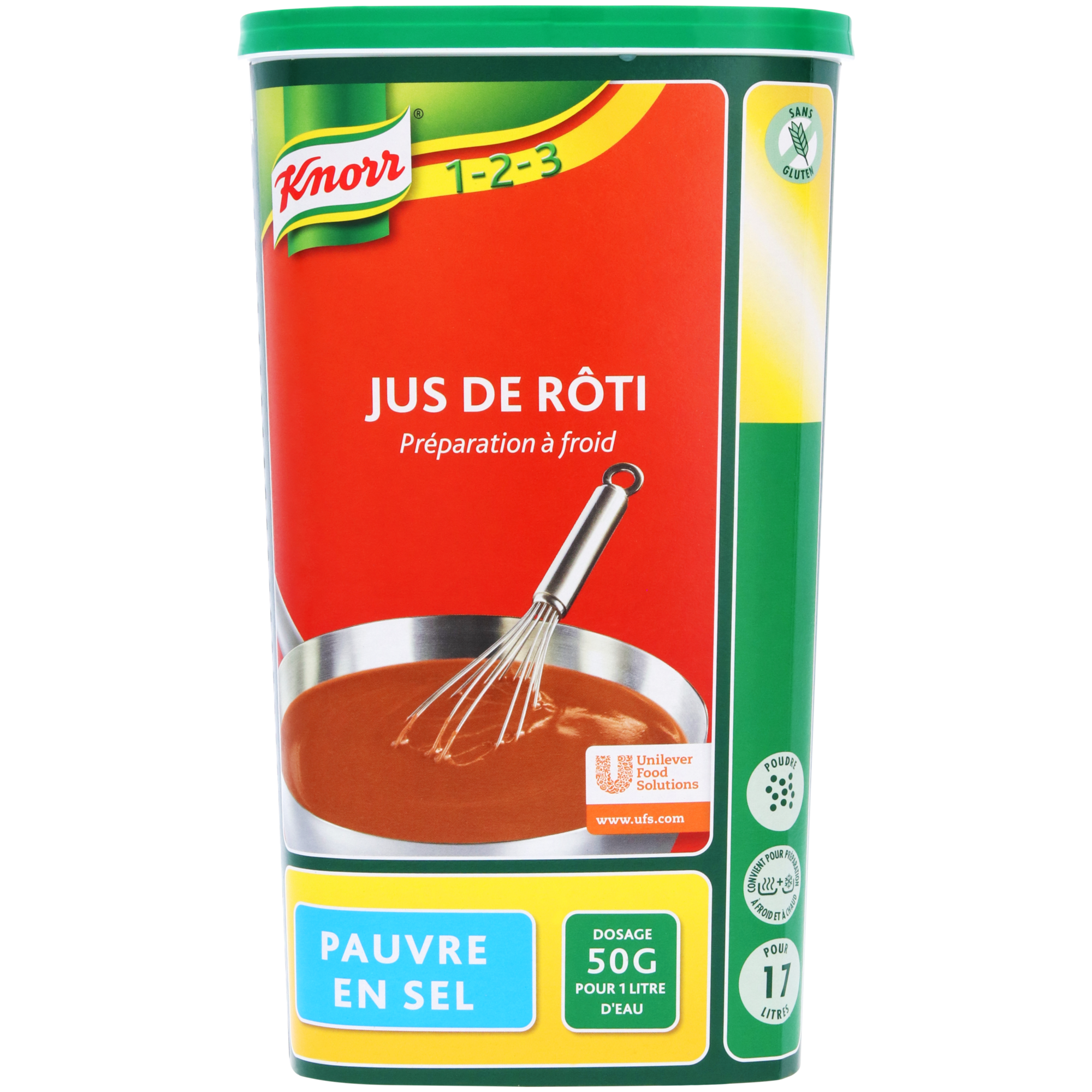 63335 Vleesjus zoutarm 850 gram