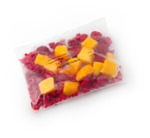 64563 Fantasy fruitmix framboos & mango 20x150gr