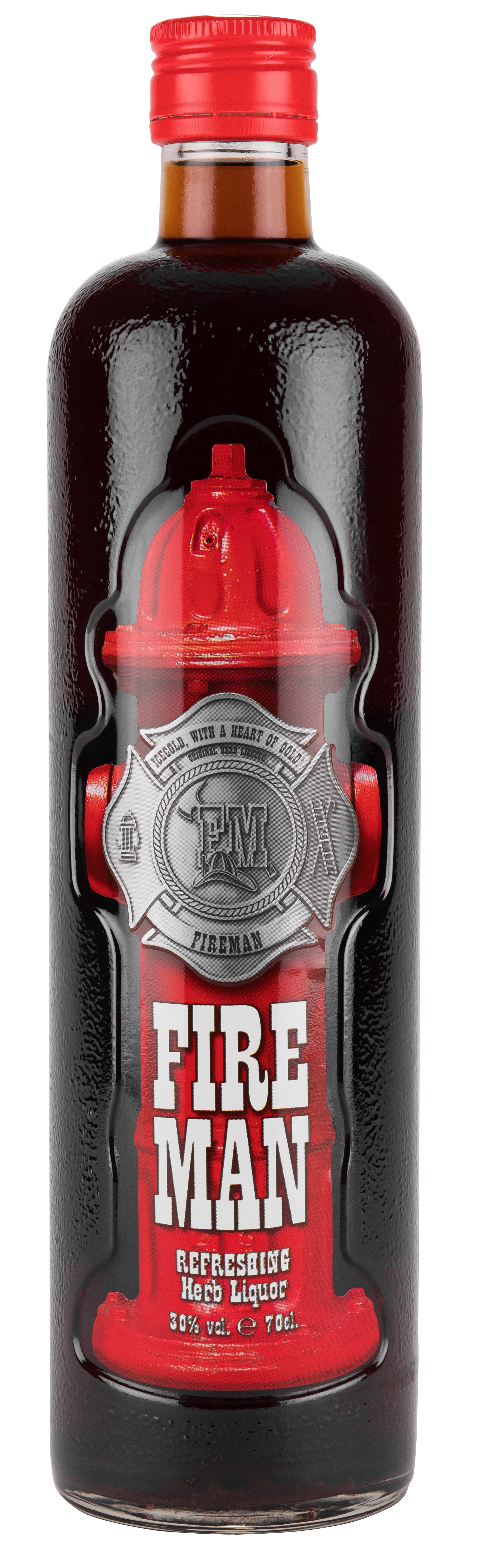 70665 Fireman vodka 70cl