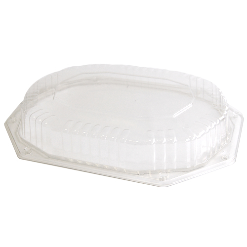 70825 Deksels cateringschaal transp 45cm onbedr. 1x10 st