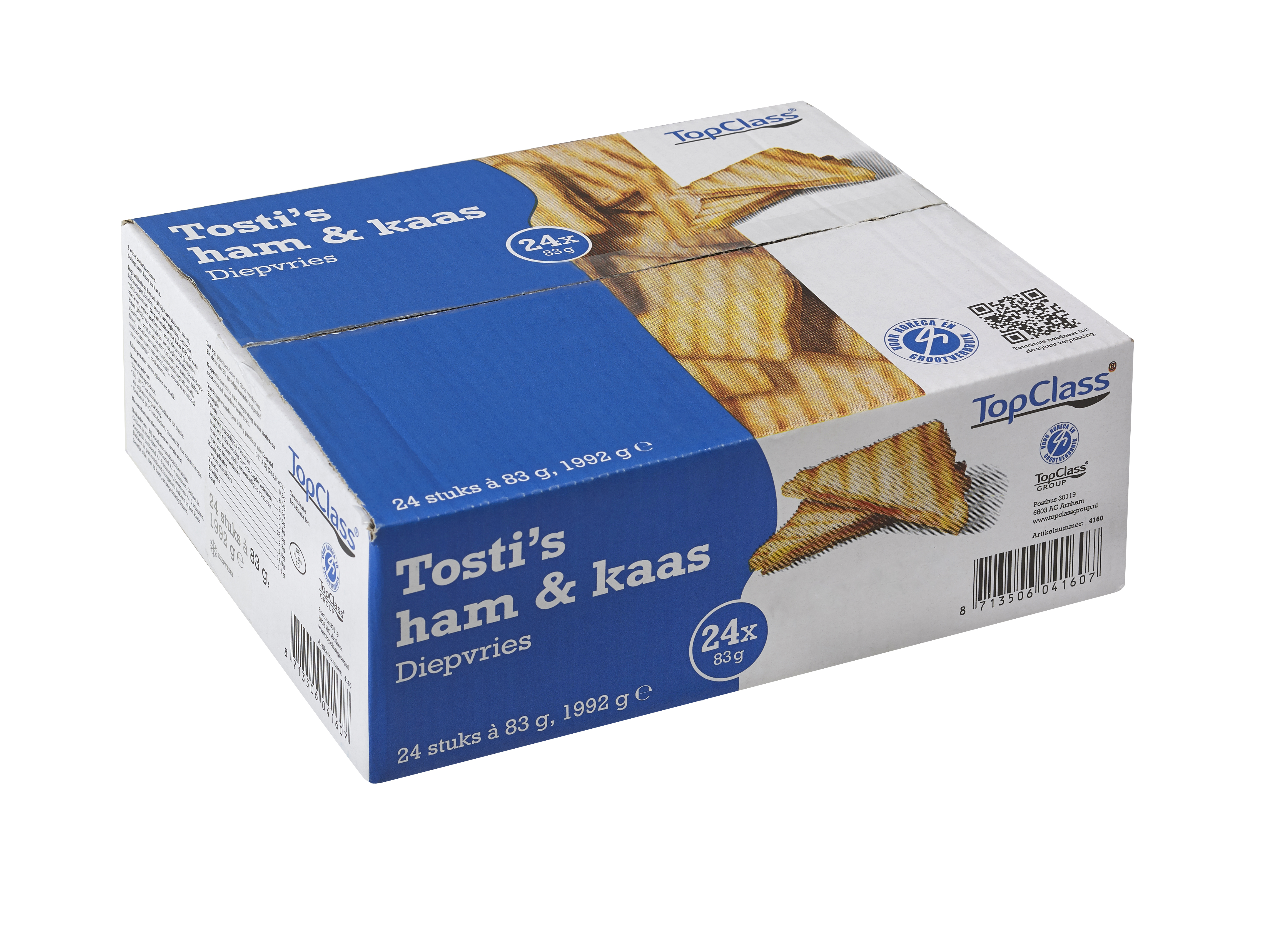 74016 Tosti's extra gevuld per stuk verpakt 24x83 gram