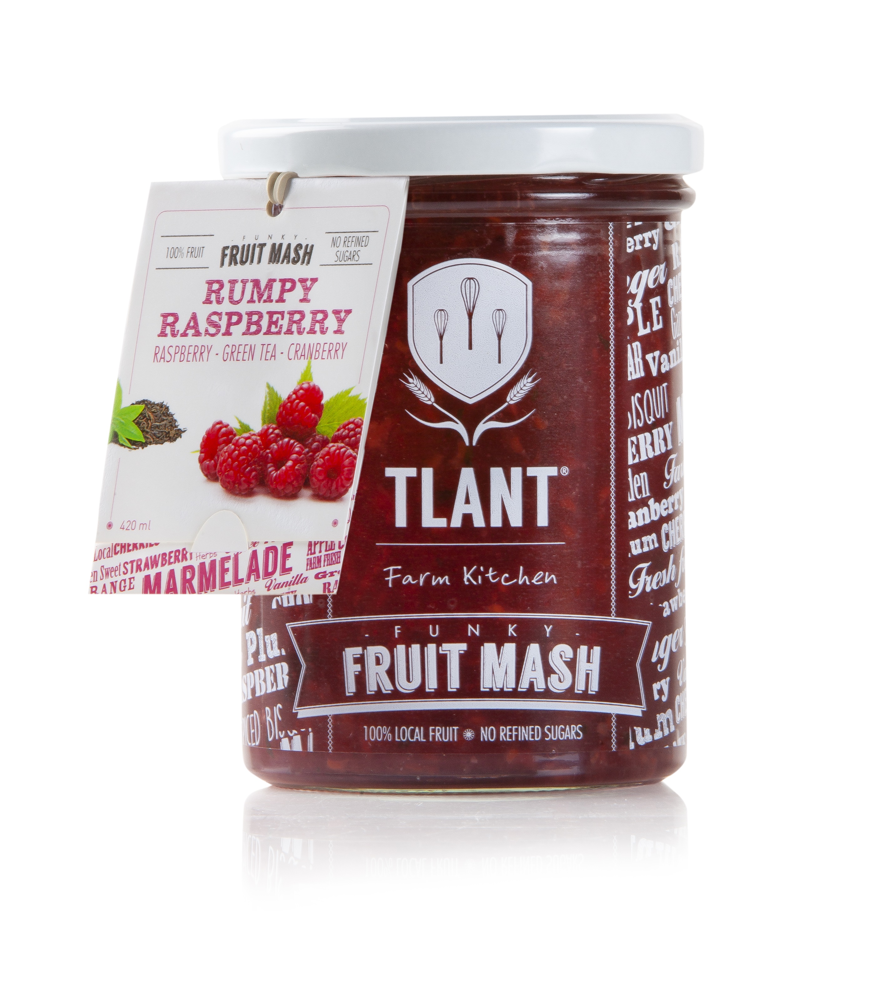 76494 Raspberry jam Funky FM glutenvrij 6x420gr