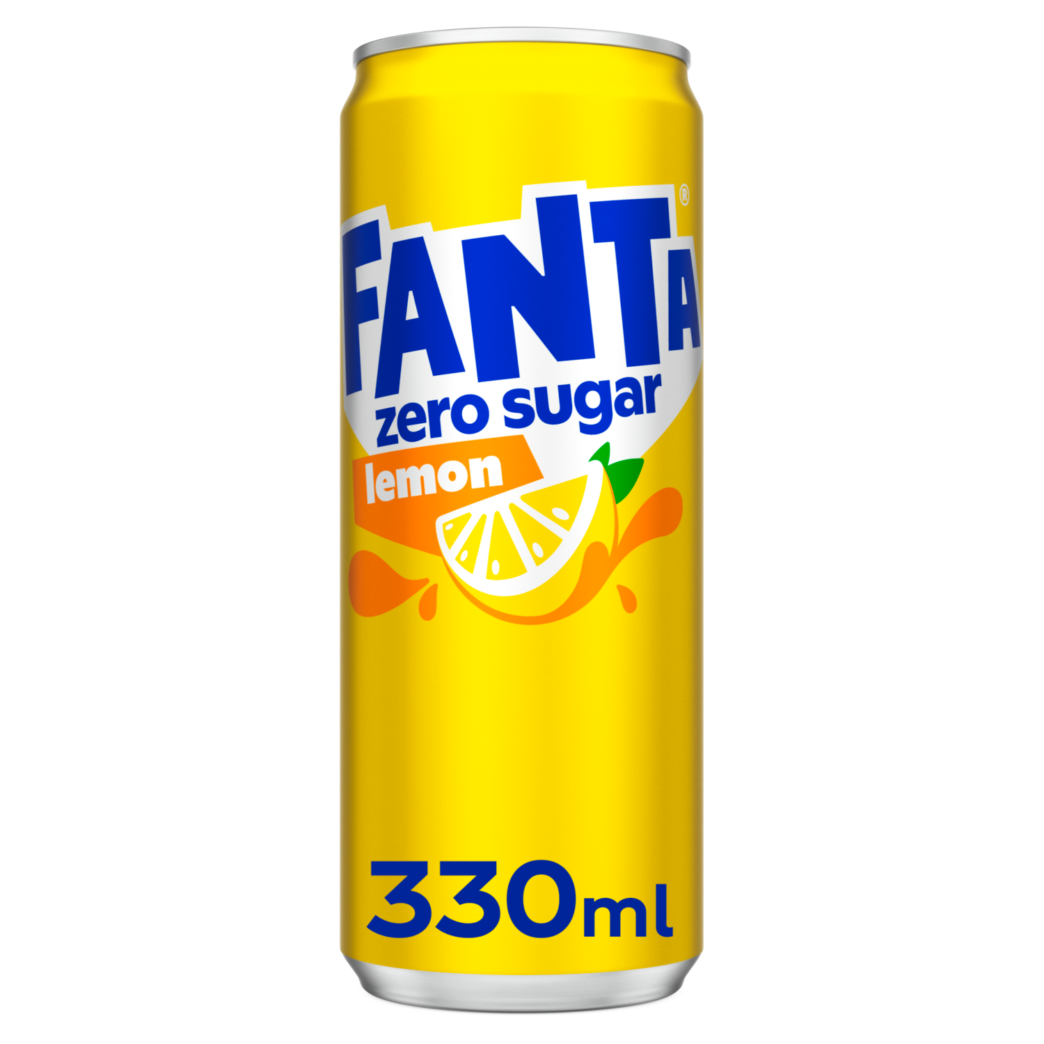 77413 Fanta lemon no sugar sleek blik 24x33 cl