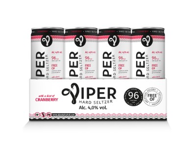 77494 Viper hard seltzer cranberry blik 12x33 cl